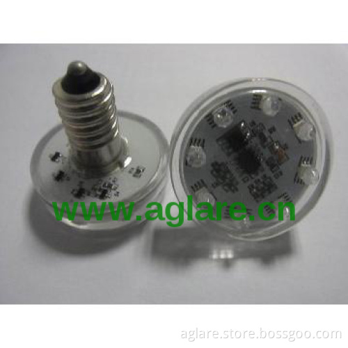 Factory price rgb 8pcs 5050SMD AC24V E14 led entertainment lighting